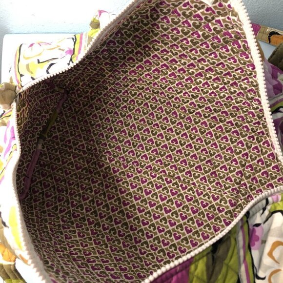 Vera Bradley Portobello Road Floral Quilted Duffel Weekender Travel Bag - Picture 6 of 6